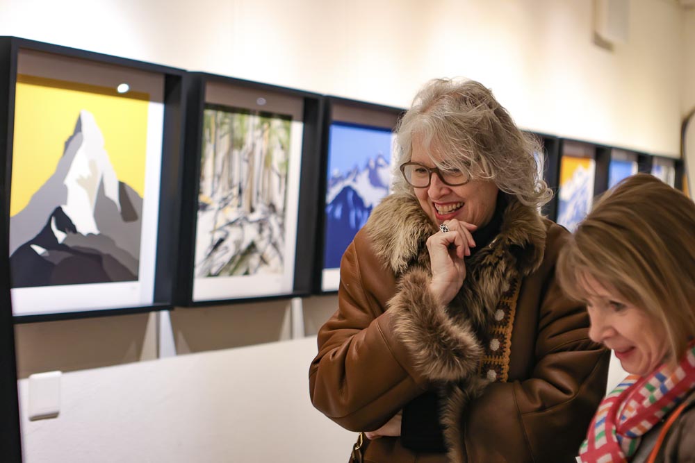 paintings by danny touw art exhibition champery region dents du midi portes du midi