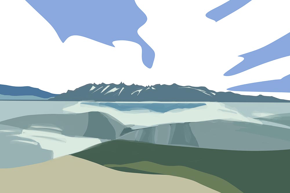 paintings by danny touw art exhibition champery region dents du midi portes du midi