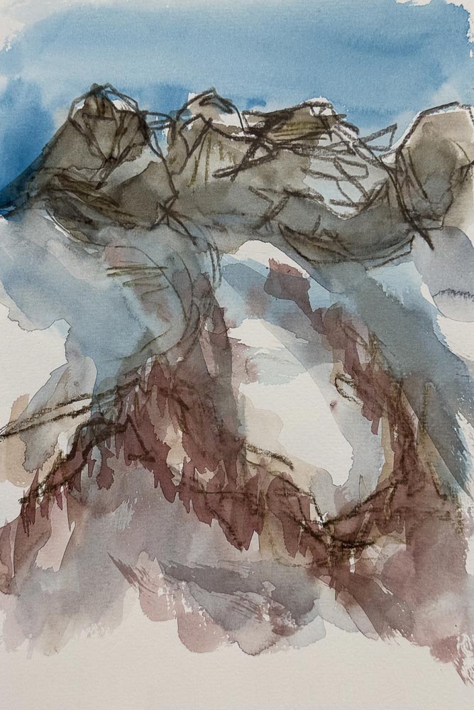 paintings by danny touw art exhibition champery region dents du midi portes du midi