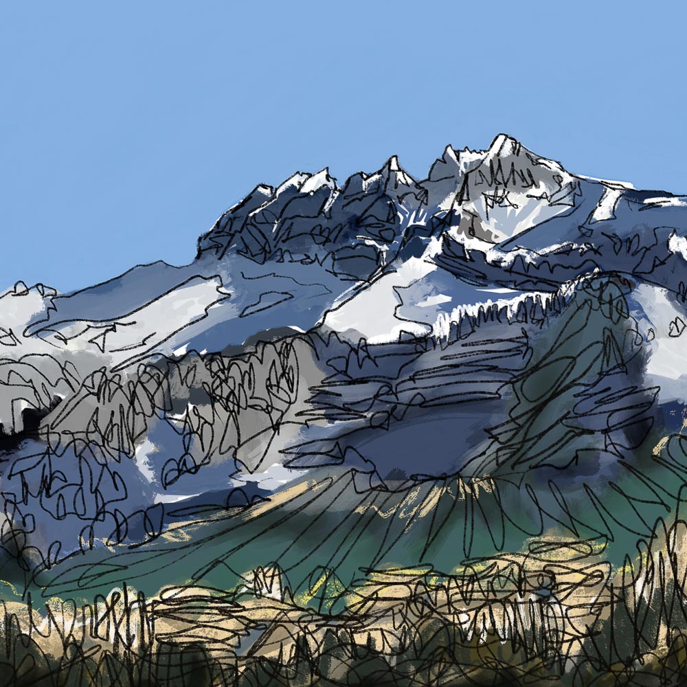 paintings by danny touw art exhibition champery region dents du midi portes du midi