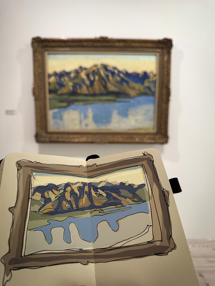 Ferdinand Hodler Paintings Painted by Danny Touw