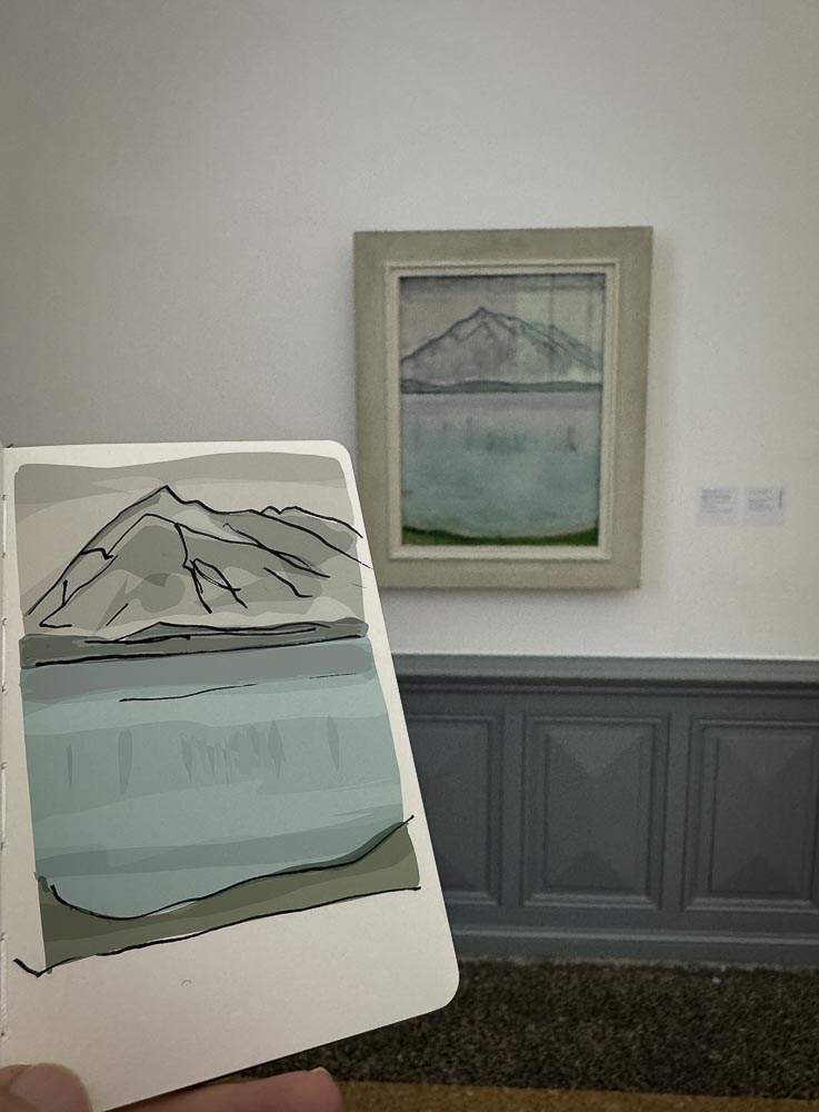 Ferdinand Hodler Paintings Painted by Danny Touw