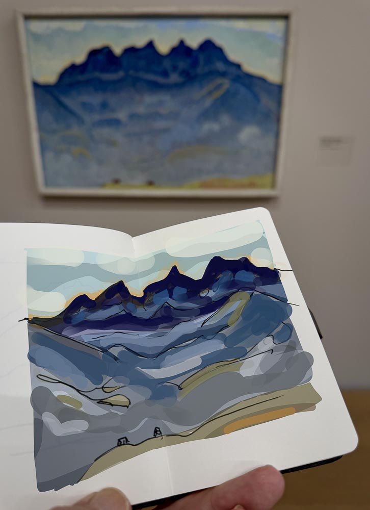 Ferdinand Hodler Paintings Painted by Danny Touw