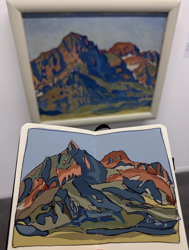 Ferdinand Hodler Paintings Painted by Danny Touw