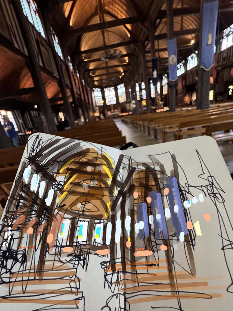 danny_touw_drawings_in_france_honfleur