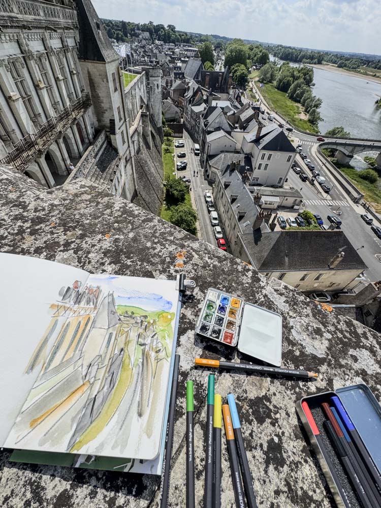 danny_touw_drawings_in_france_loire_chateau_amboise_2