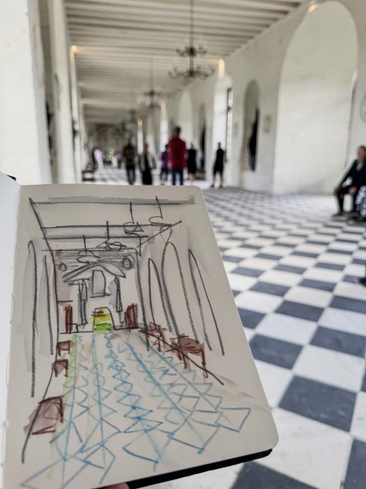 danny_touw_drawings_in_france_loire_chateau_chenonceaux_2
