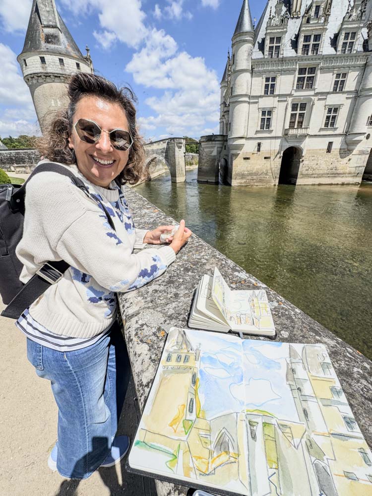 danny_touw_drawings_in_france_loire_chateau_chenonceaux_6