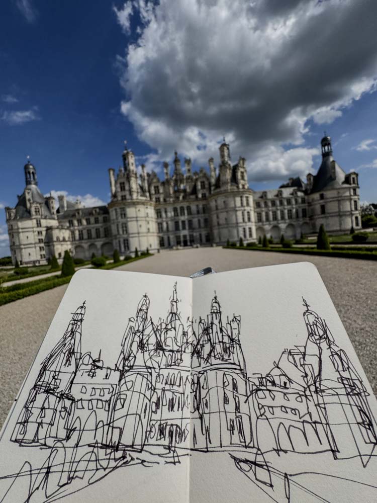 danny_touw_drawings_in_france_loire_chateau_de_chambord_3