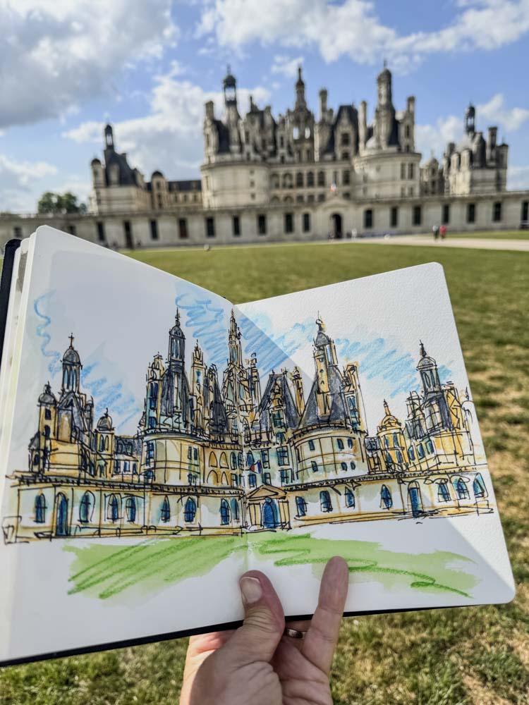 danny_touw_drawings_in_france_loire_chateau_de_chambord_4