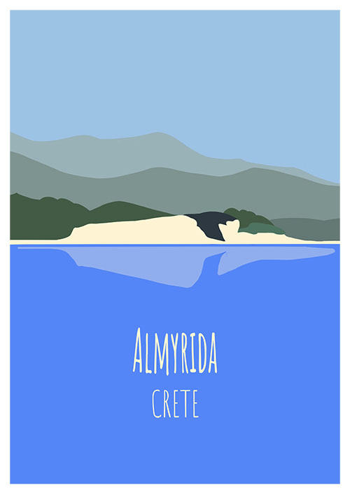 crete_postcard_almyrida_danny_touw Postcards by Danny Touw from the Greek Mediterranean Island of Crete Almyrida Apokoronas