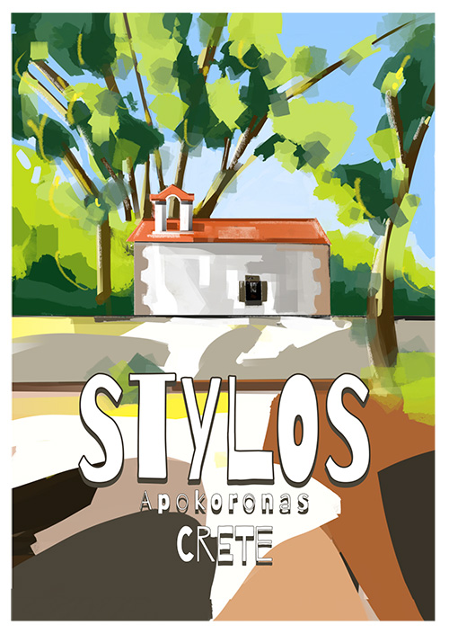 crete_postcard_stylos_danny_touw Postcards by Danny Touw from the Greek Mediterranean Island of Crete Stylos Apokoronas