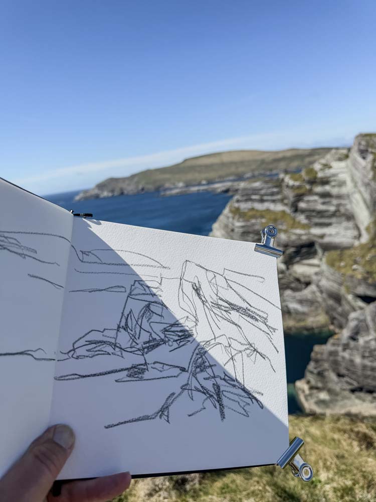danny_touw_drawings_in_ireland_kerry_cliffs