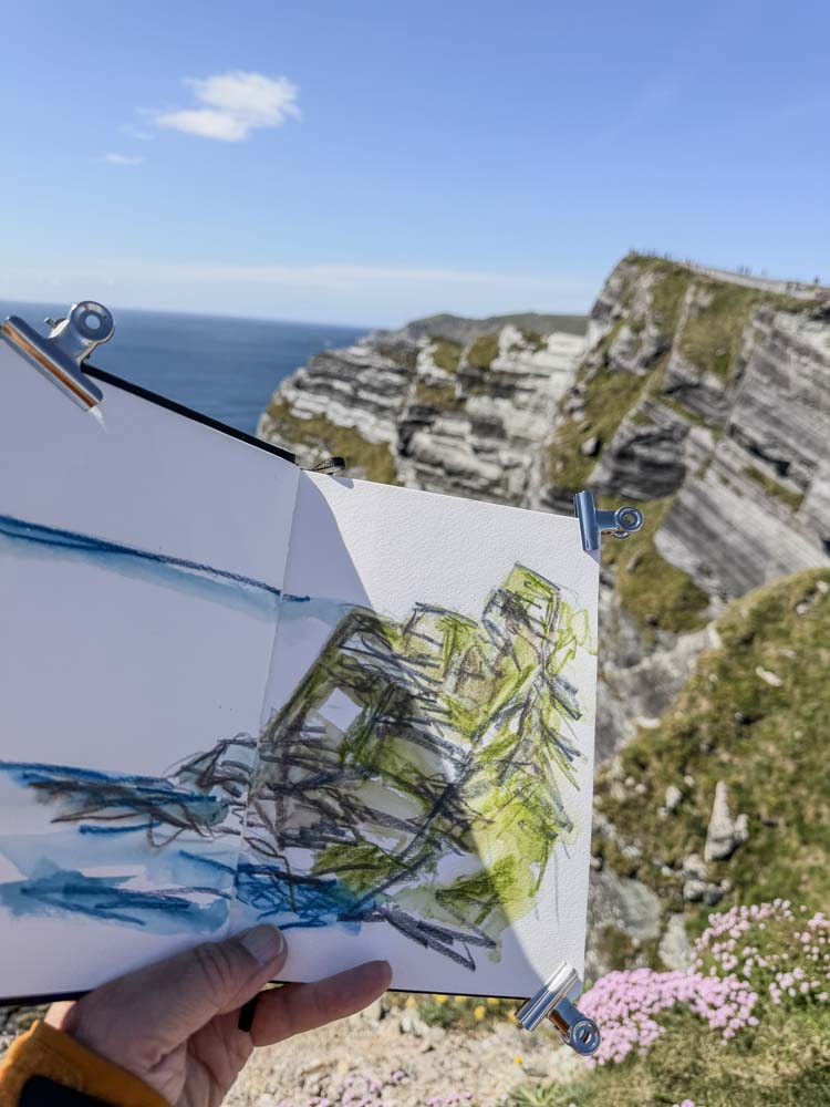 danny_touw_drawings_in_ireland_kerry_cliffs