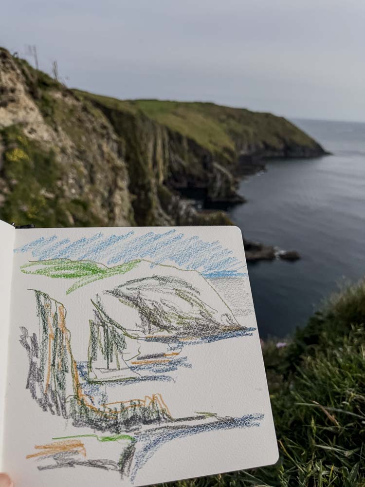 danny_touw_drawings_in_ireland_kinsale_cliffs_old_head
